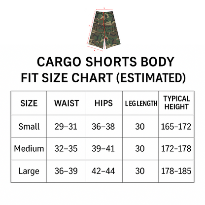 CAMO CARGO SHORTS